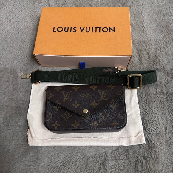 Louis Vuitton Felicie strap and go crossbody bag - Picture 1 of 9